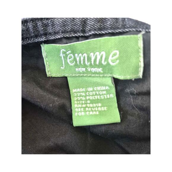 Vintage Denim Maxi Skirt Sz 8 Med Dark Fit & Flare Classic Preppy Closet Staple - Picture 3 of 9